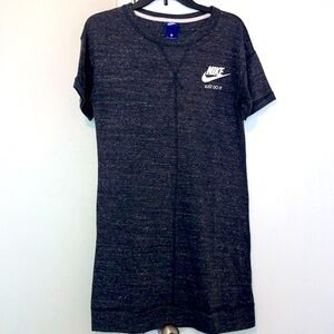 Nike Just Do It Gray Midi Dress Small Women’s